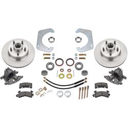 Front Disc Brake Kit, GM Mid-size to 1949-54 Chevy Spindle, 5 on 4-1/2