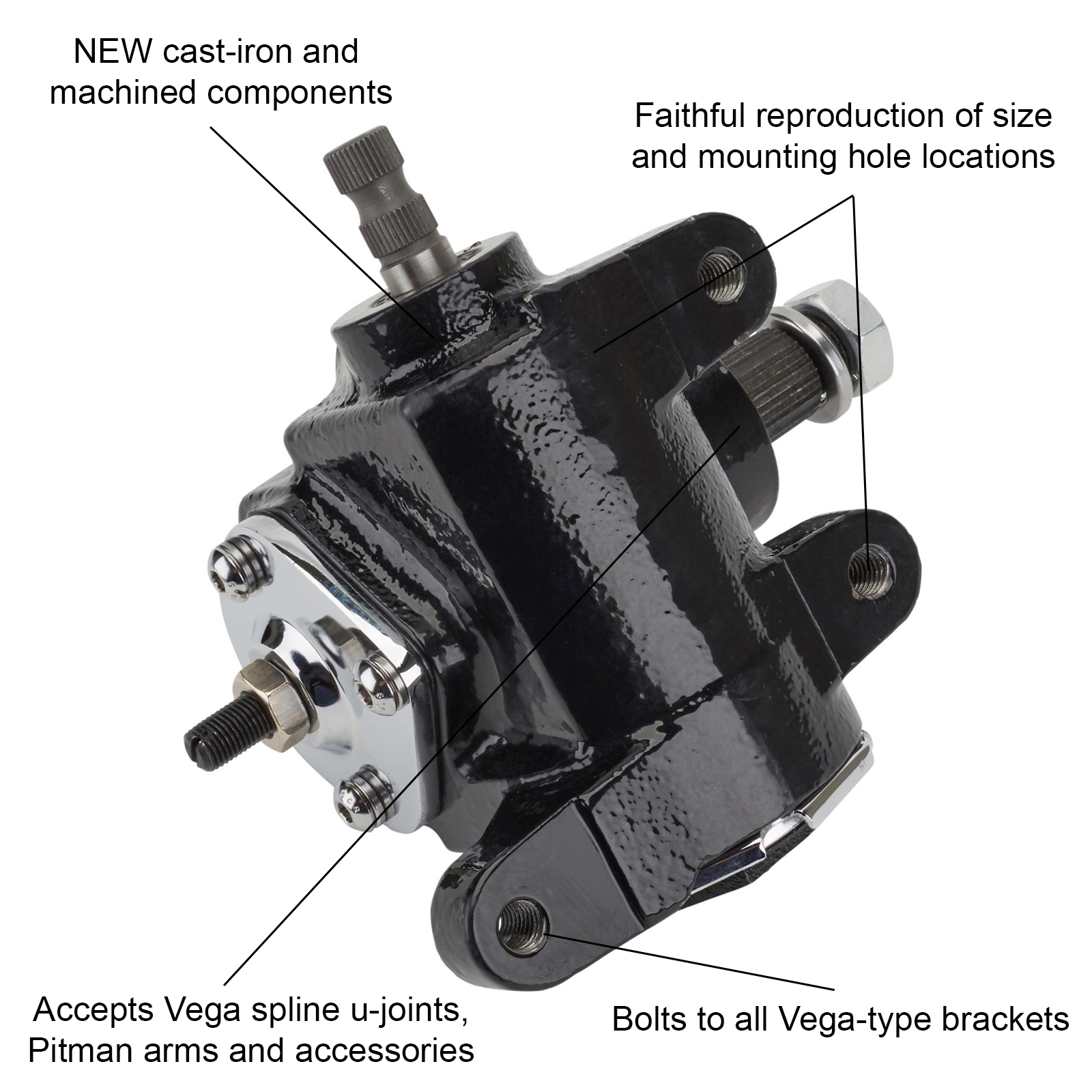 Speedway Vega Cross Steering Gear Box