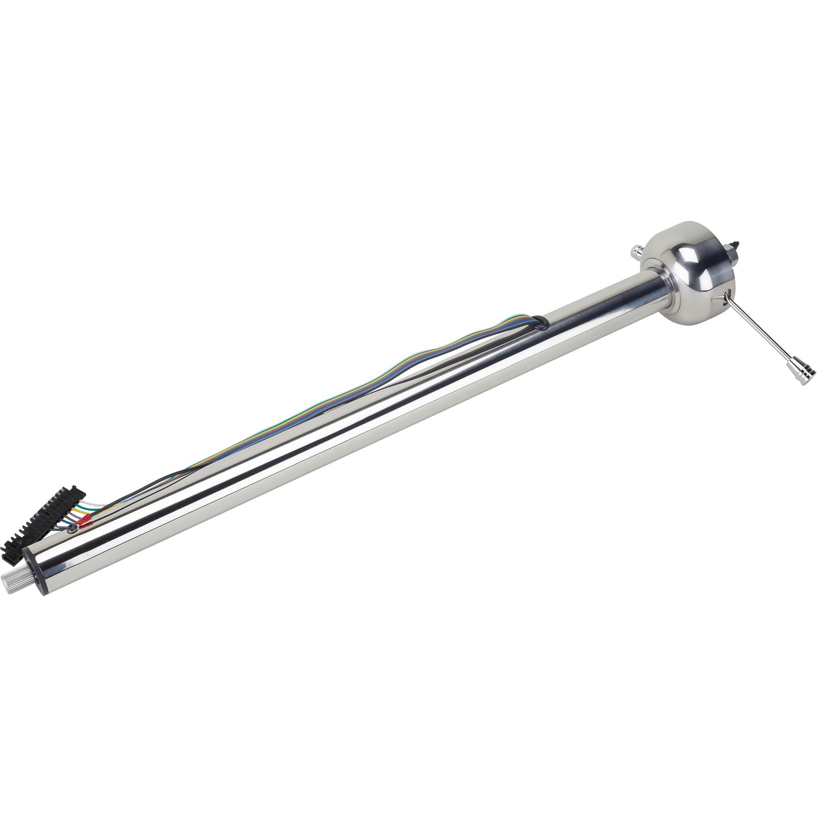 Hot Rod Nostalgia Steering Column, 30 Inch, Polished Stainless Steel