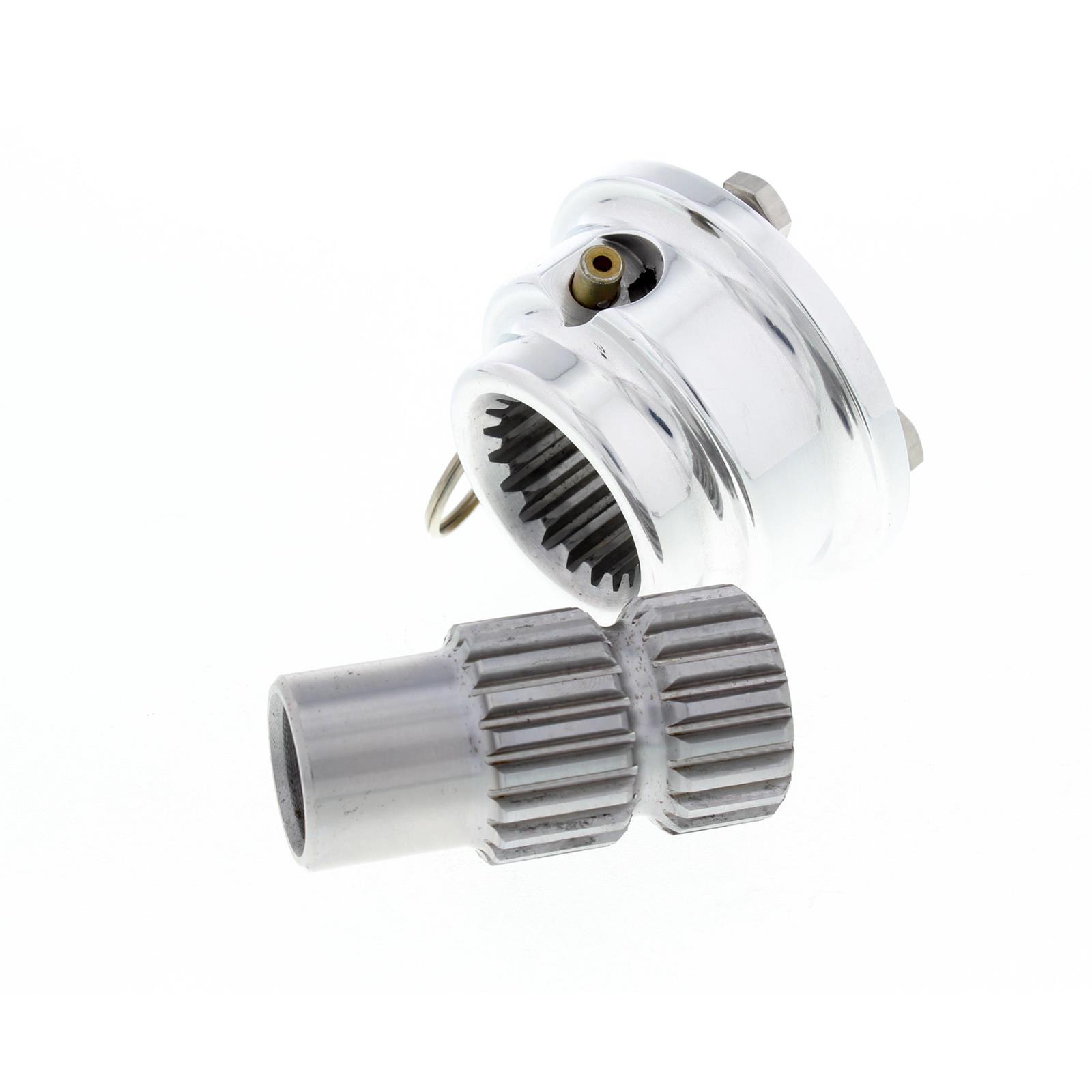 PinStyle Quick Release Aluminum Steering Wheel Hub, 3/4In Steel Shaft