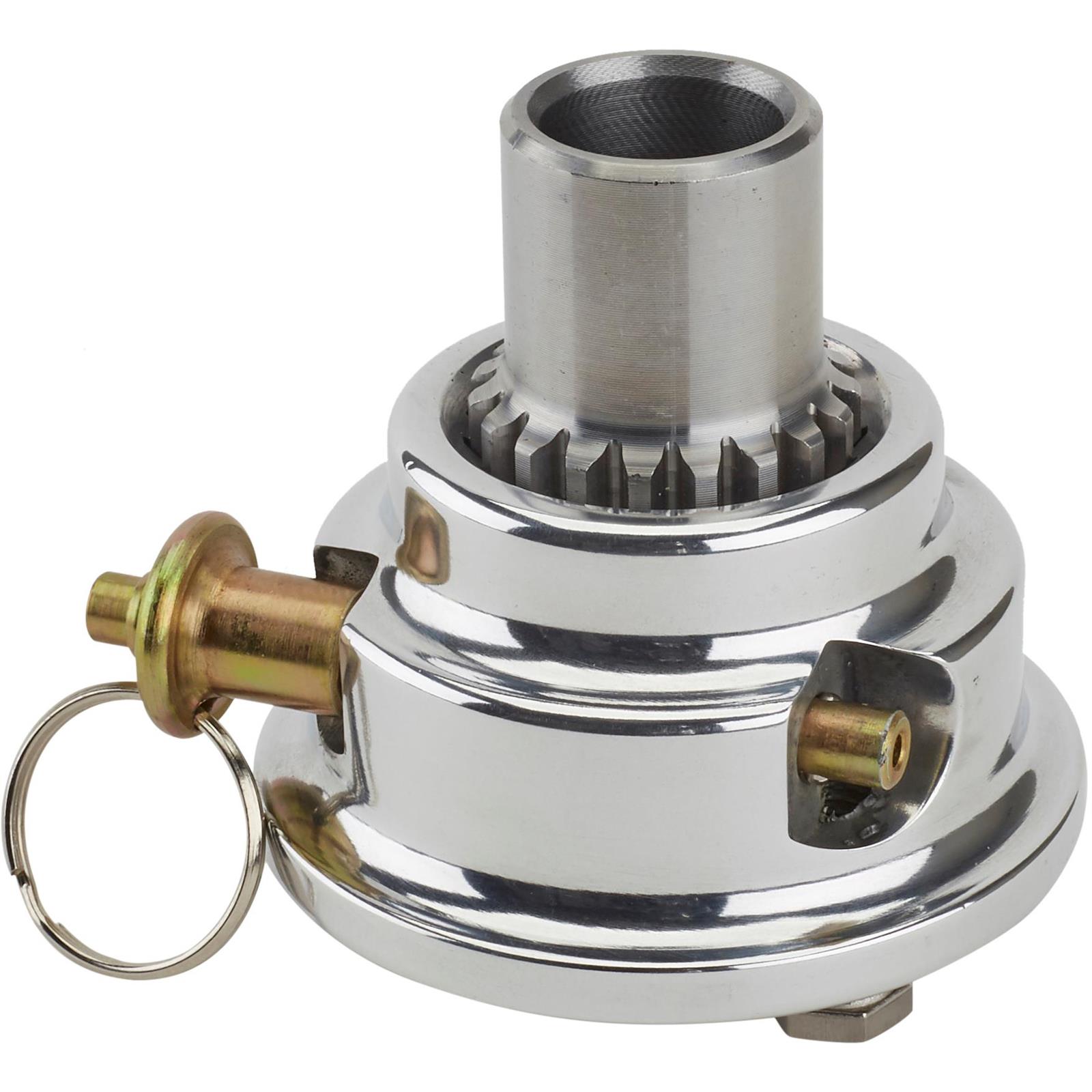 PinStyle Quick Release Aluminum Steering Wheel Hub, 3/4In Steel Shaft