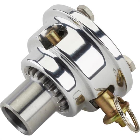 PinStyle Quick Release Aluminum Steering Wheel Hub, 3/4In Steel Shaft