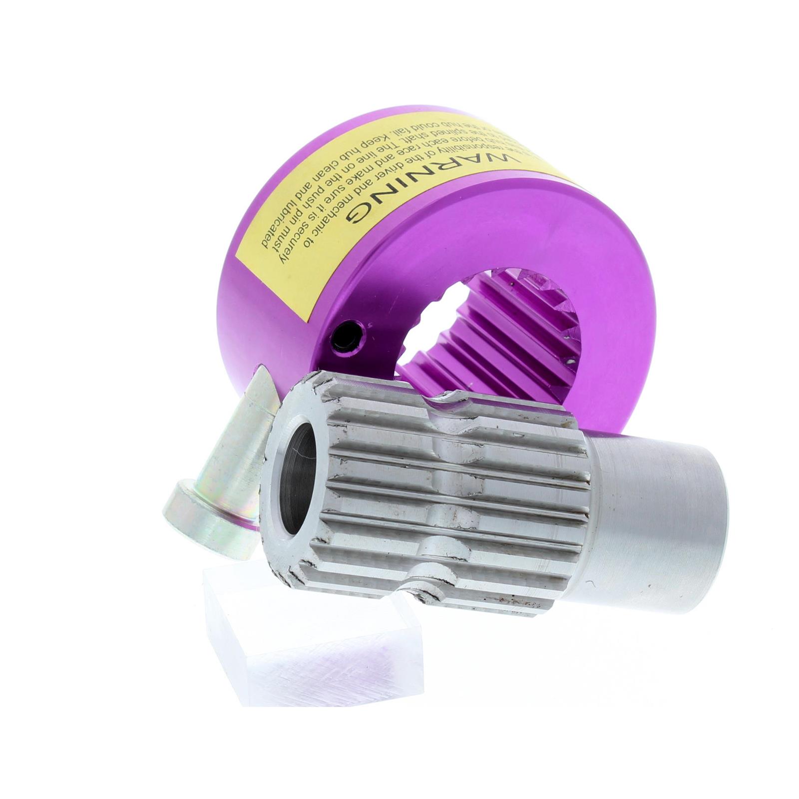 Aluminum Quick Release Steering Wheel Hub, Splined, 5/8 Inch