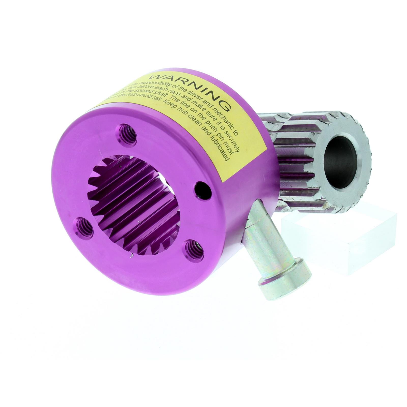 Aluminum Quick Release Steering Wheel Hub, Splined, 5/8 Inch