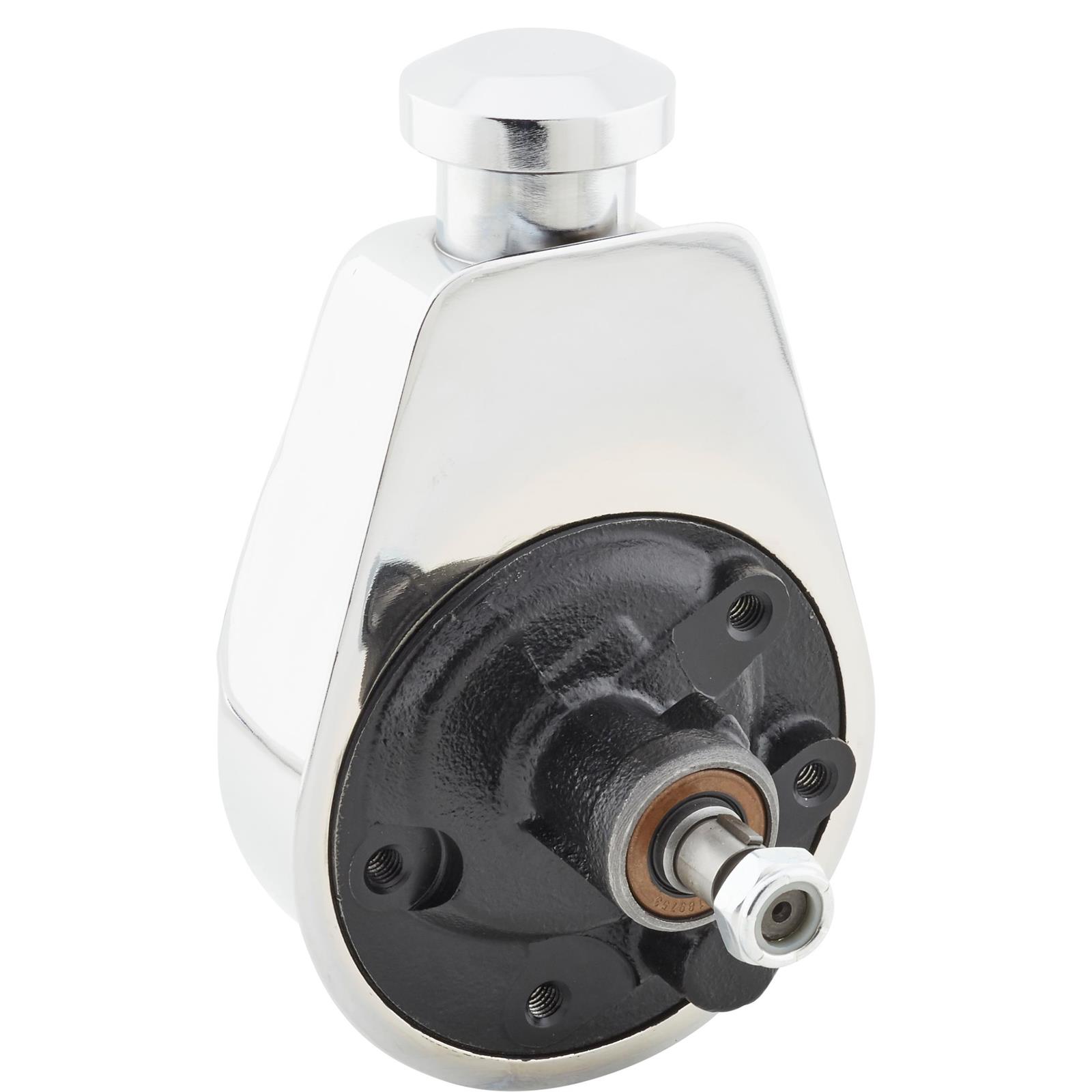 GM 1955-1976 Saginaw Power Steering Pump, P Series, Chrome