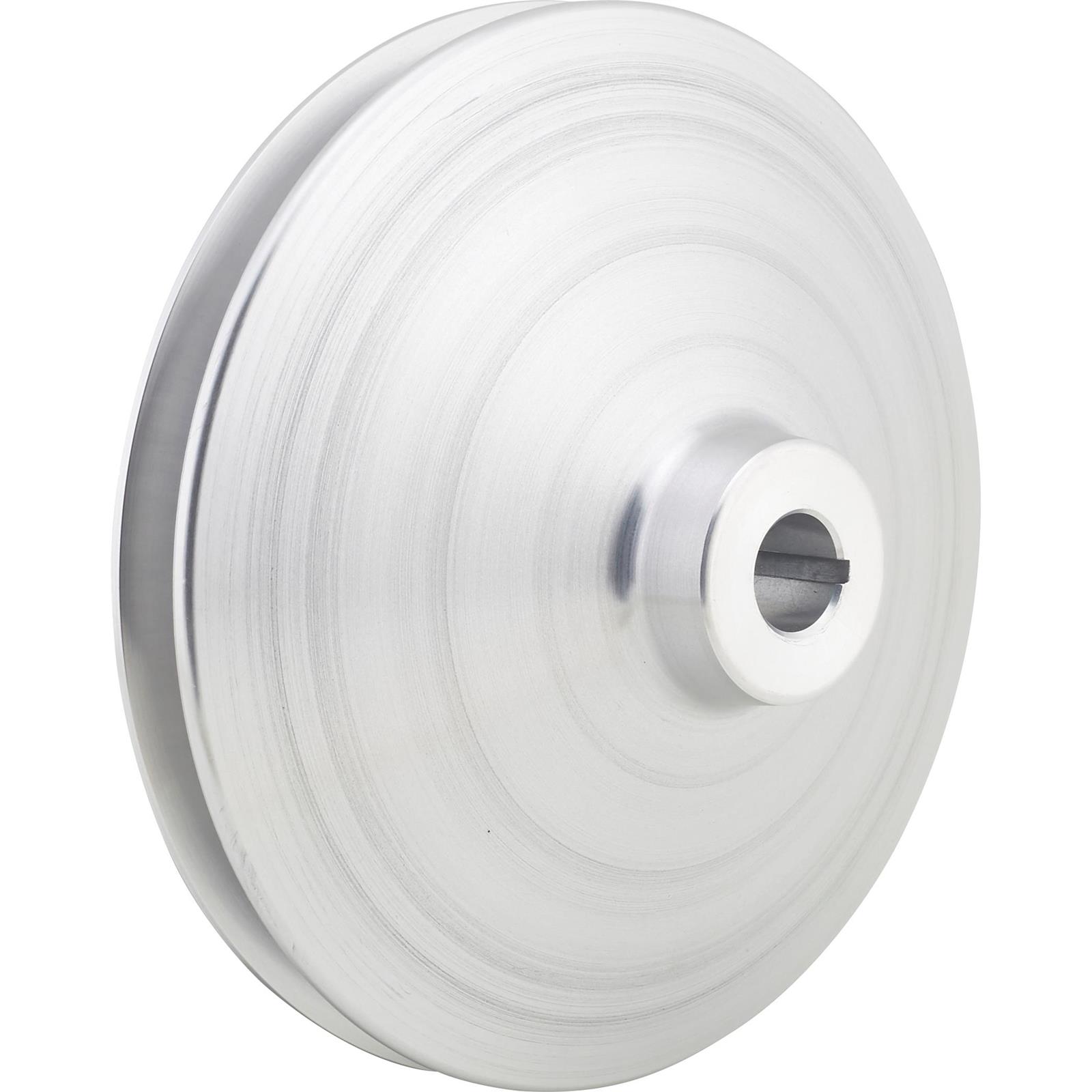 GARDANS Power Steering Pump Pulley - Machined Aluminum Single Groove For Chevy SBC