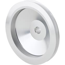 Single Groove Power Steering Pump Pulley, Billet Aluminum, Short Pump