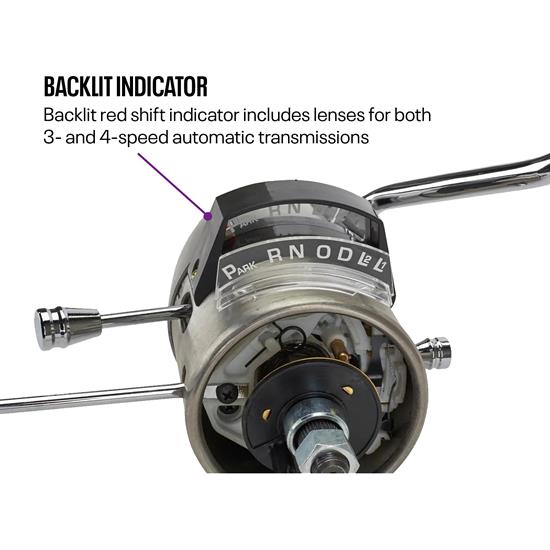 Standard GM 5-Position Tilt Steering Column, 32In, Column Shift, Plain