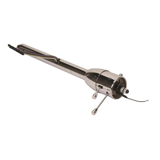 195556 Chevy Passenger Car Tilt Only Steering Column, Chrome