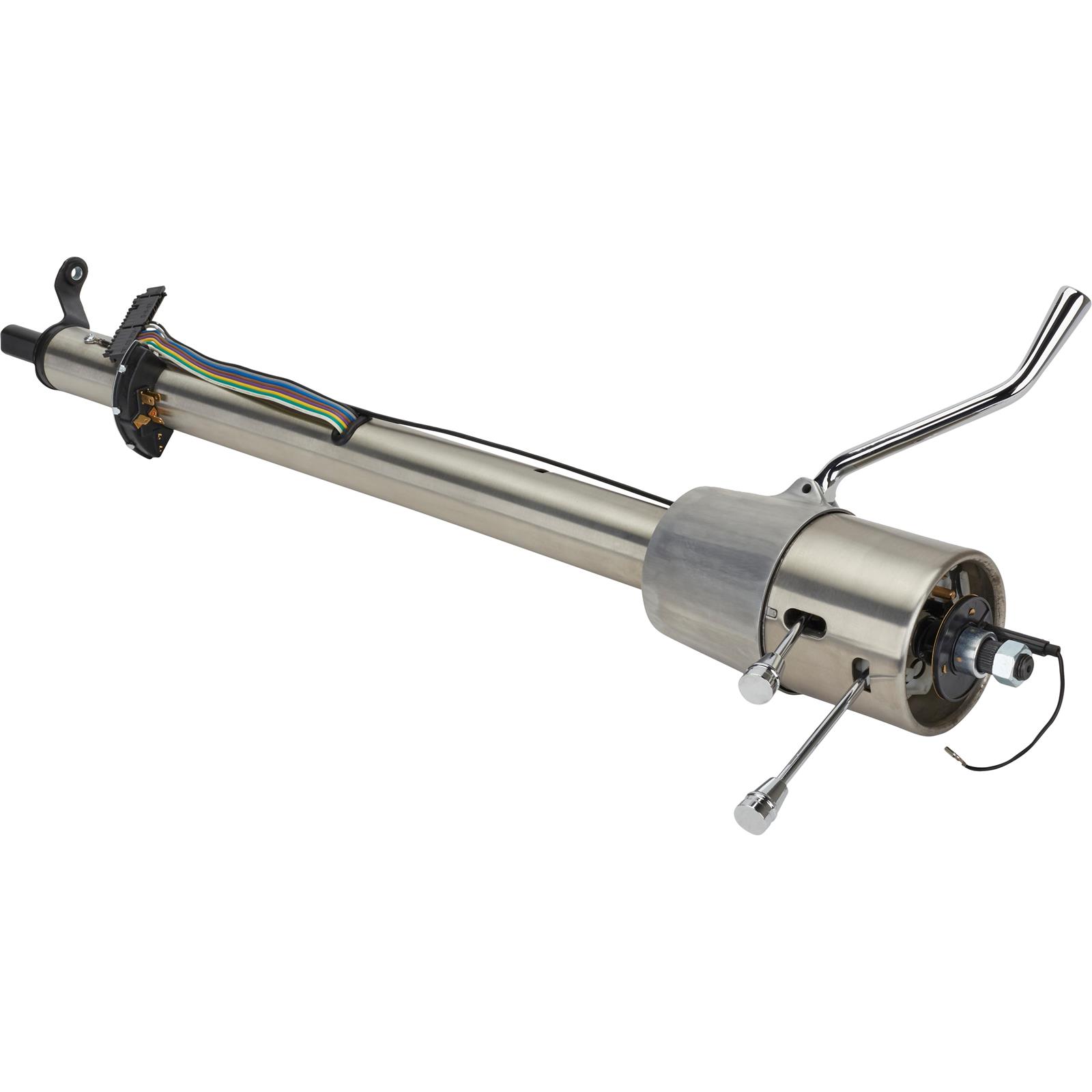 Speedway 1957 Chevy Tilt Steering Column with Shifter, Plain Finish