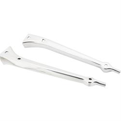 1928-1929 Ford Model A Windshield Posts, Stainless Steel, 2" Chop