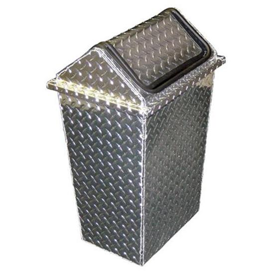 Diamond Plate Trash Can