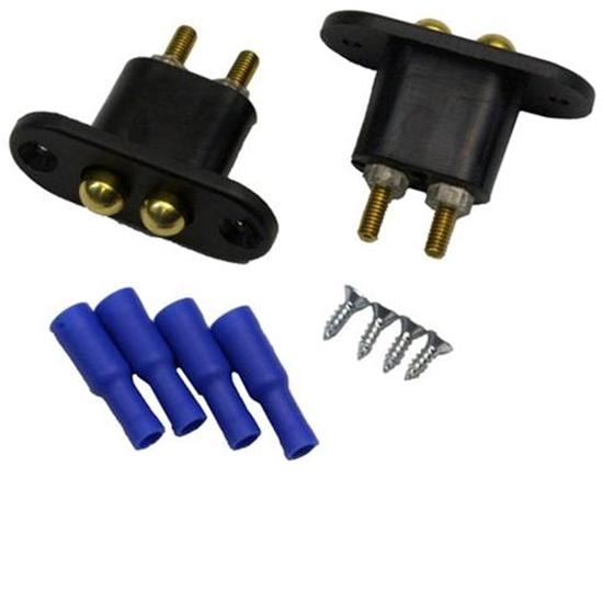 Painless Wiring 40022 Jamb Tac Door Jamb Connector, 2 Wire