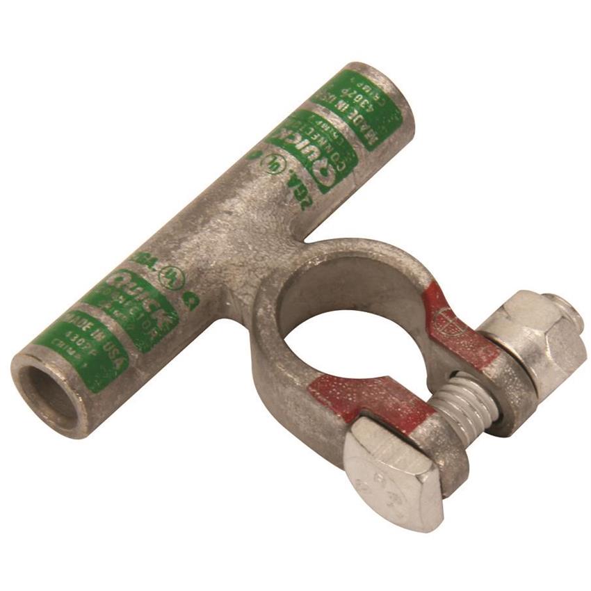 Quick Cable Flag Post Battery Terminal Connector, 2 Gauge Wire