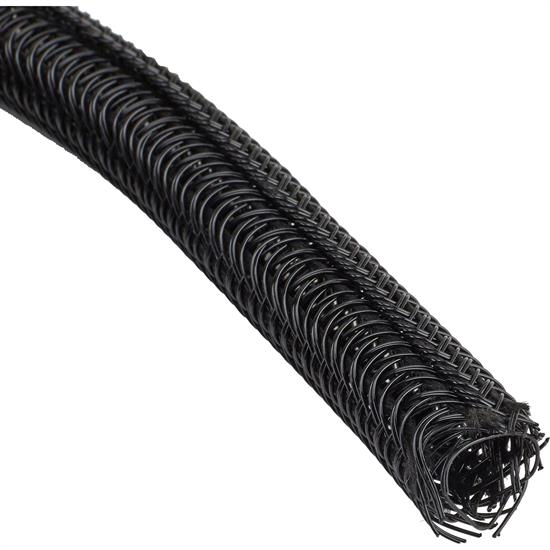 Braided Nylon Split Wire Loom Wrap, 1/2 Inch, 25 Foot Wire Sleeve