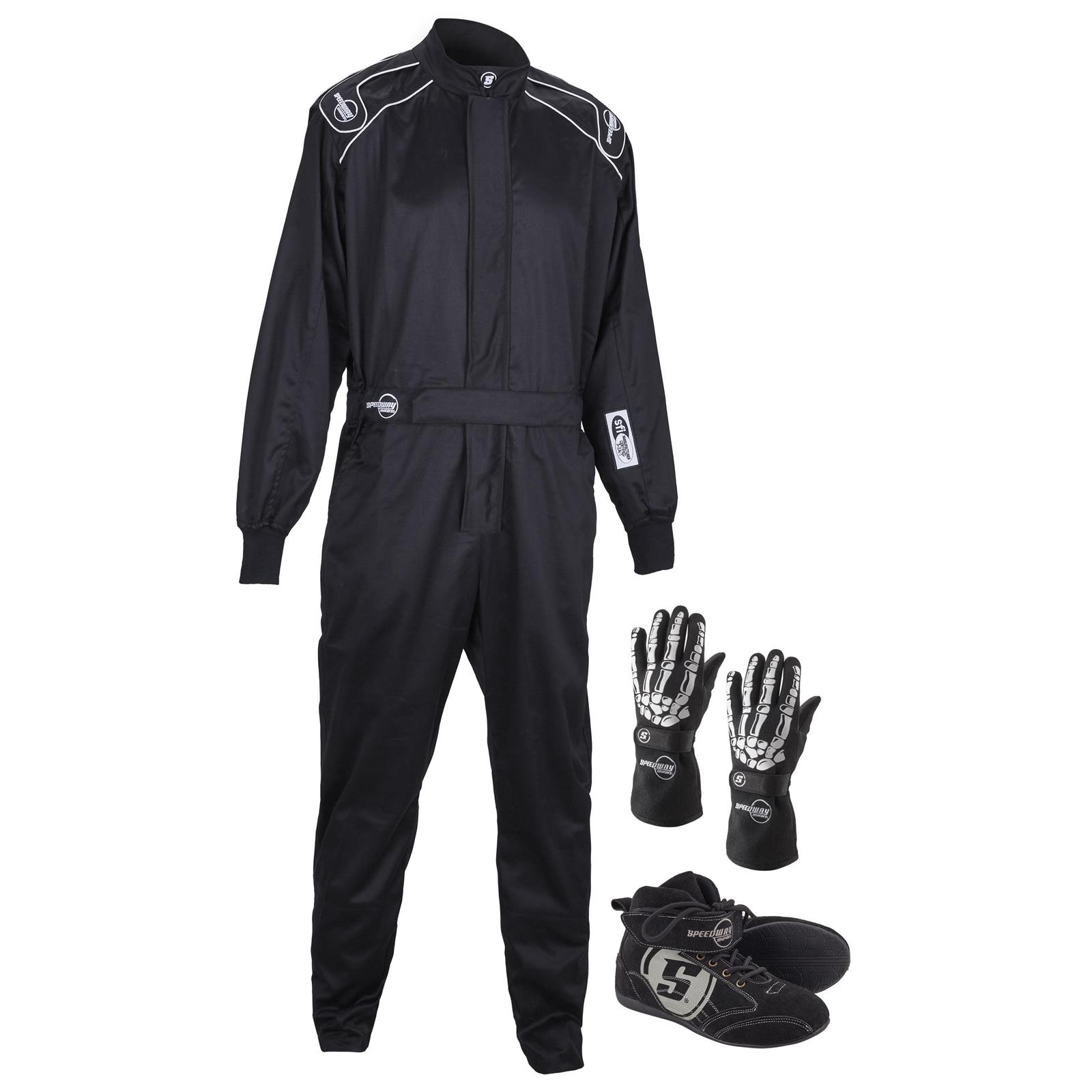Speedway Motors 1 Piece Single Layer Racing Suit Combo