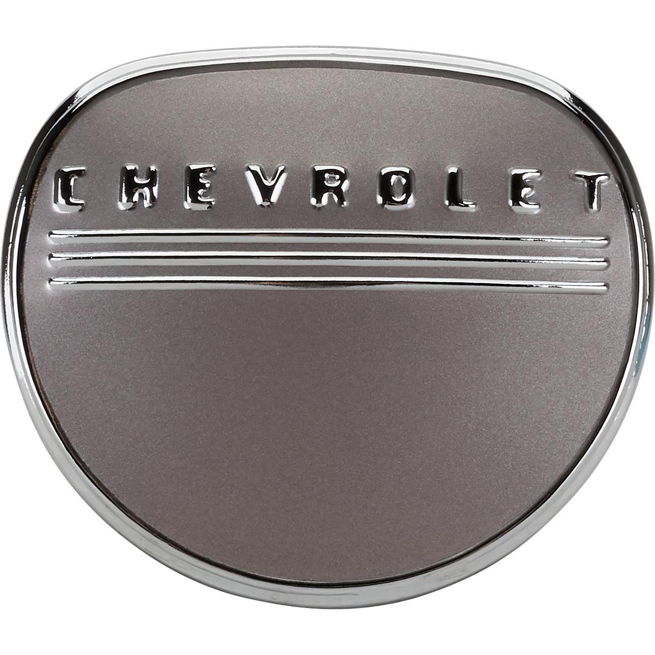 OER CX1189 194753 Chevrolet Truck Horn Cap, Black/Chrome Text