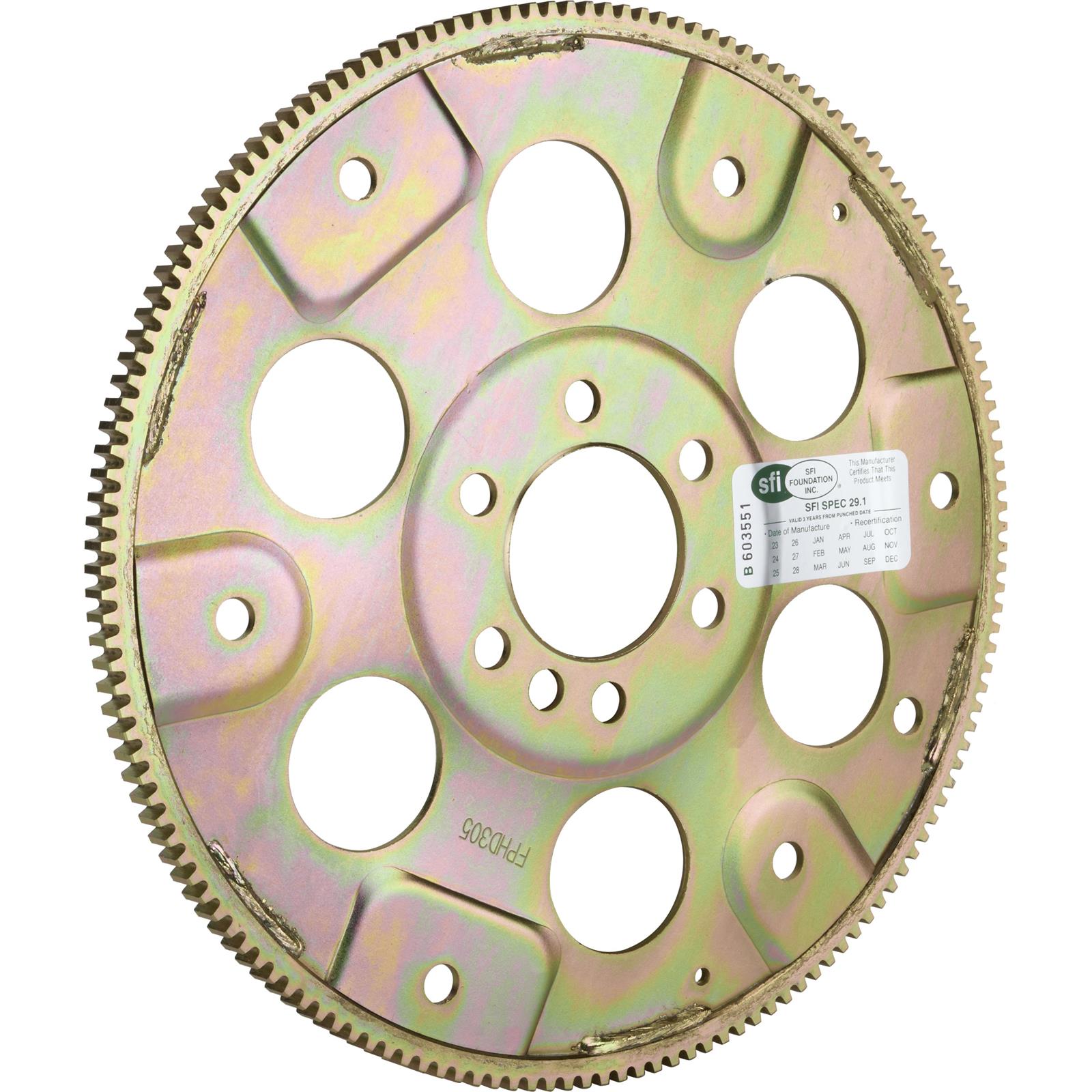 SFI Chevy 350 Flexplate, 153 Tooth, 2-Piece Rear Main