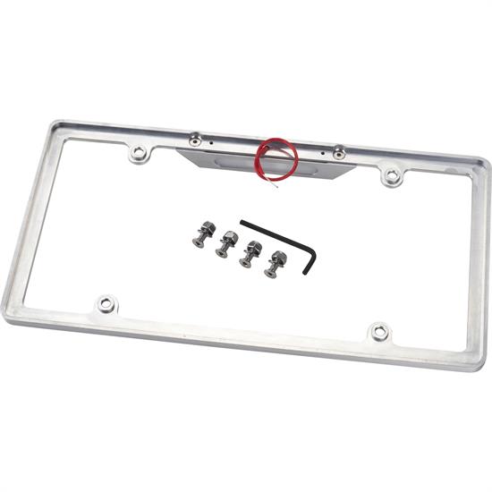 Billet Aluminum License Plate Holder w/ Light