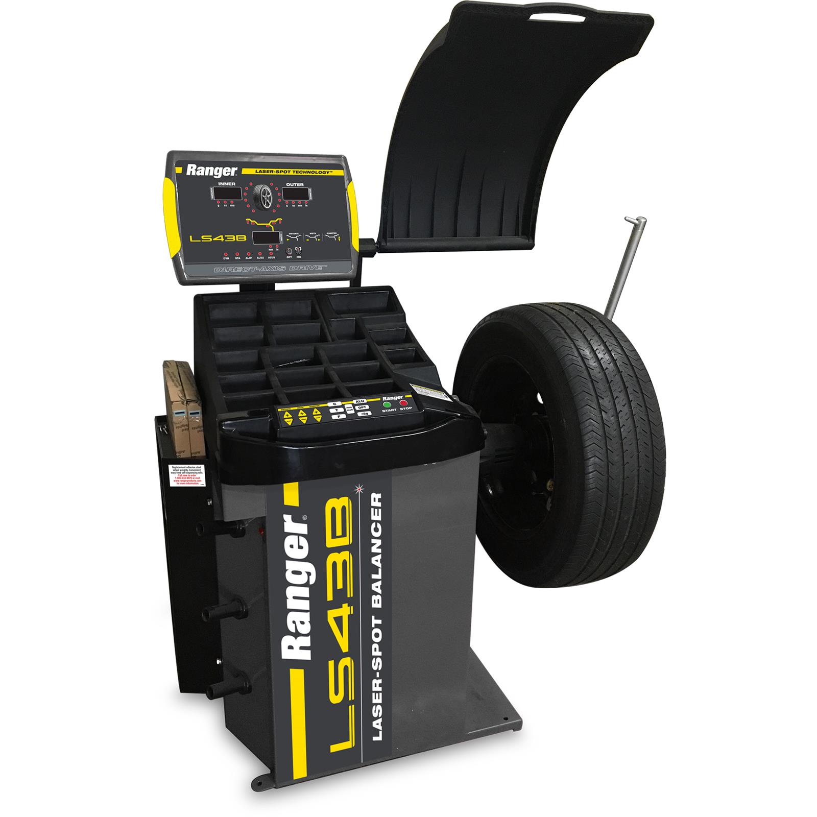 Ranger 5140151 Laser Spot Wheel Balancer, 3D Quick Touch 208240V