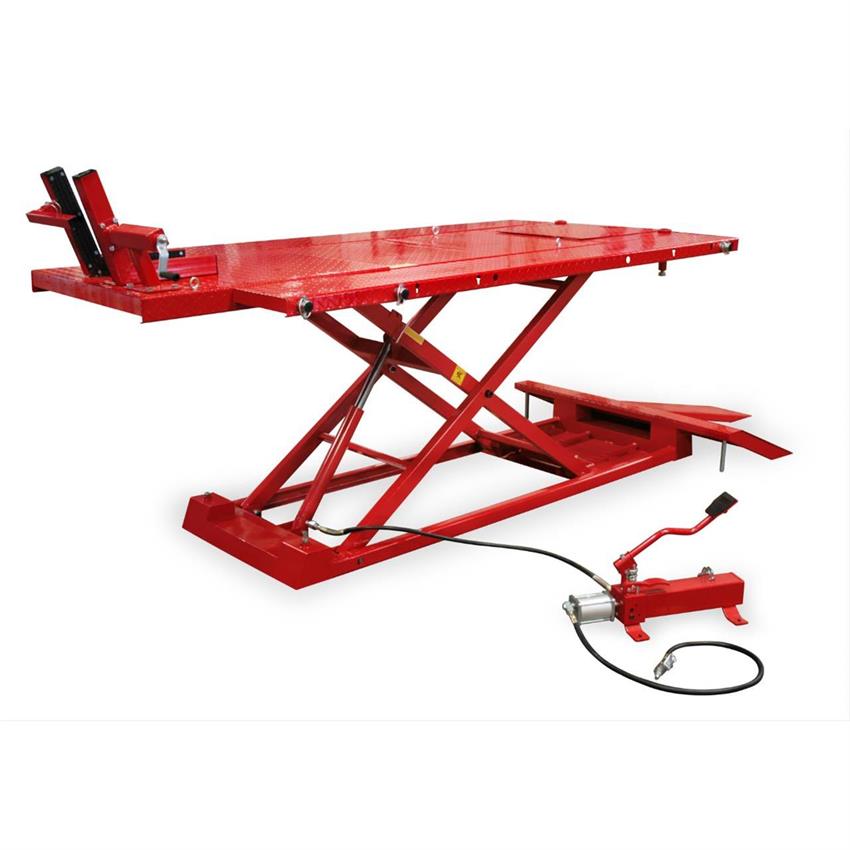 Ranger 5150605 Motorcycle Lift Platform With Front Wheel Vise DLX