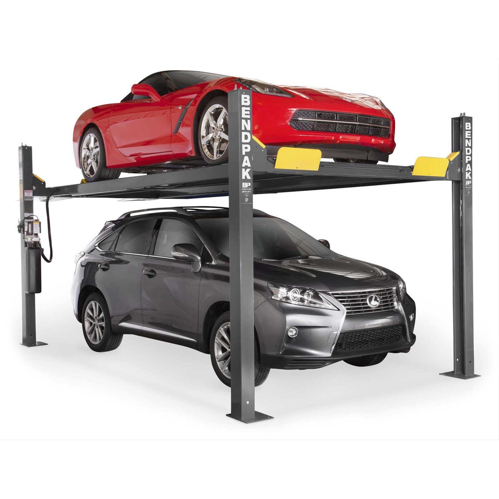 BendPak HD9XW Four Post Lift, 9,000 Pound Lifting Capacity