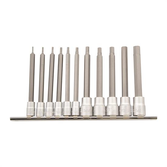 Kincrome K5224 Hex Socket Set, Long Series 11Piece, SAE