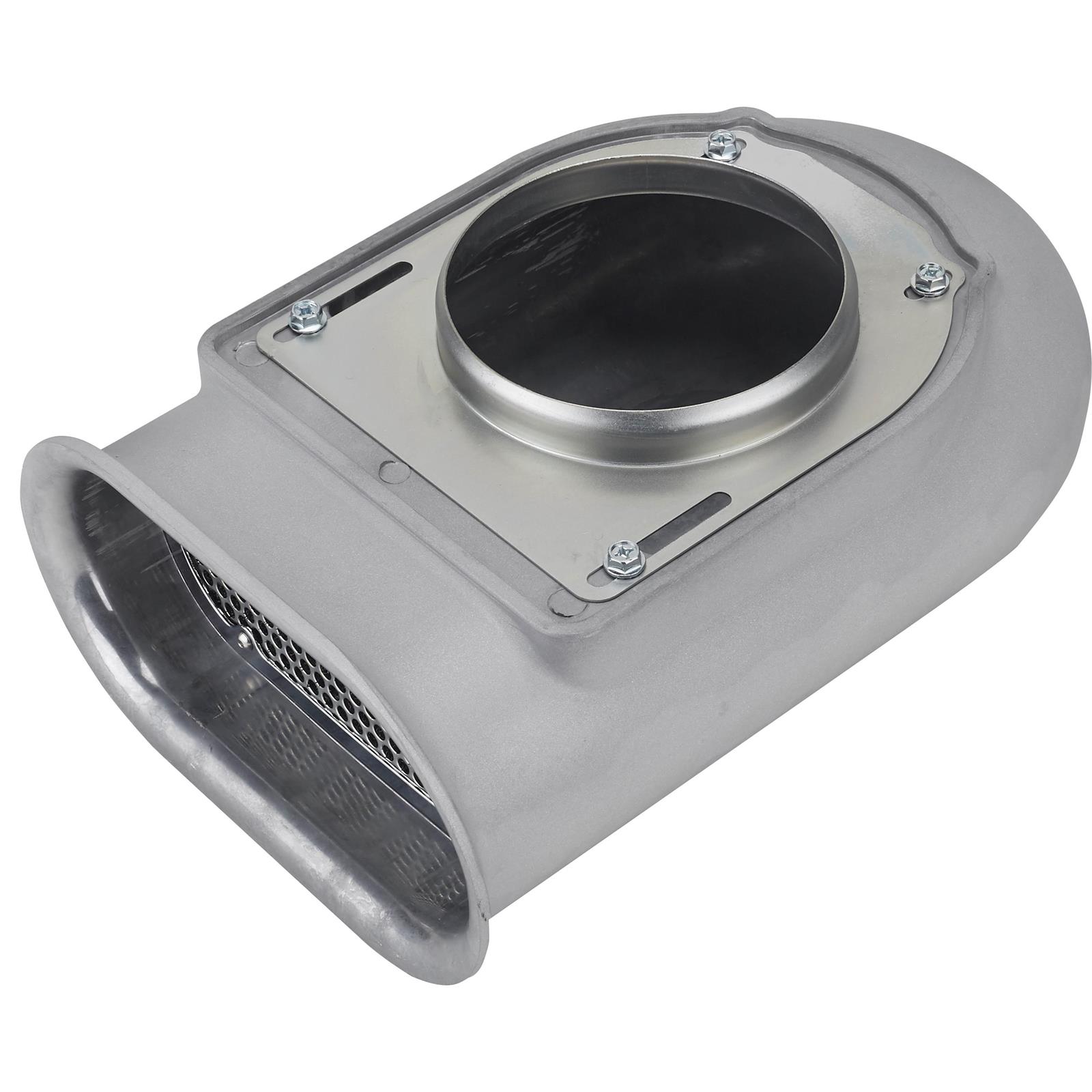 Speedway Gasser Finned Aluminum Single Quad Carburetor Air Scoops