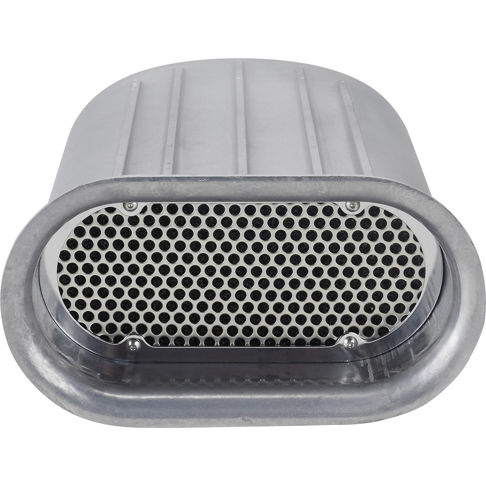 Speedway Gasser Finned Aluminum Single Quad Carburetor Air Scoops