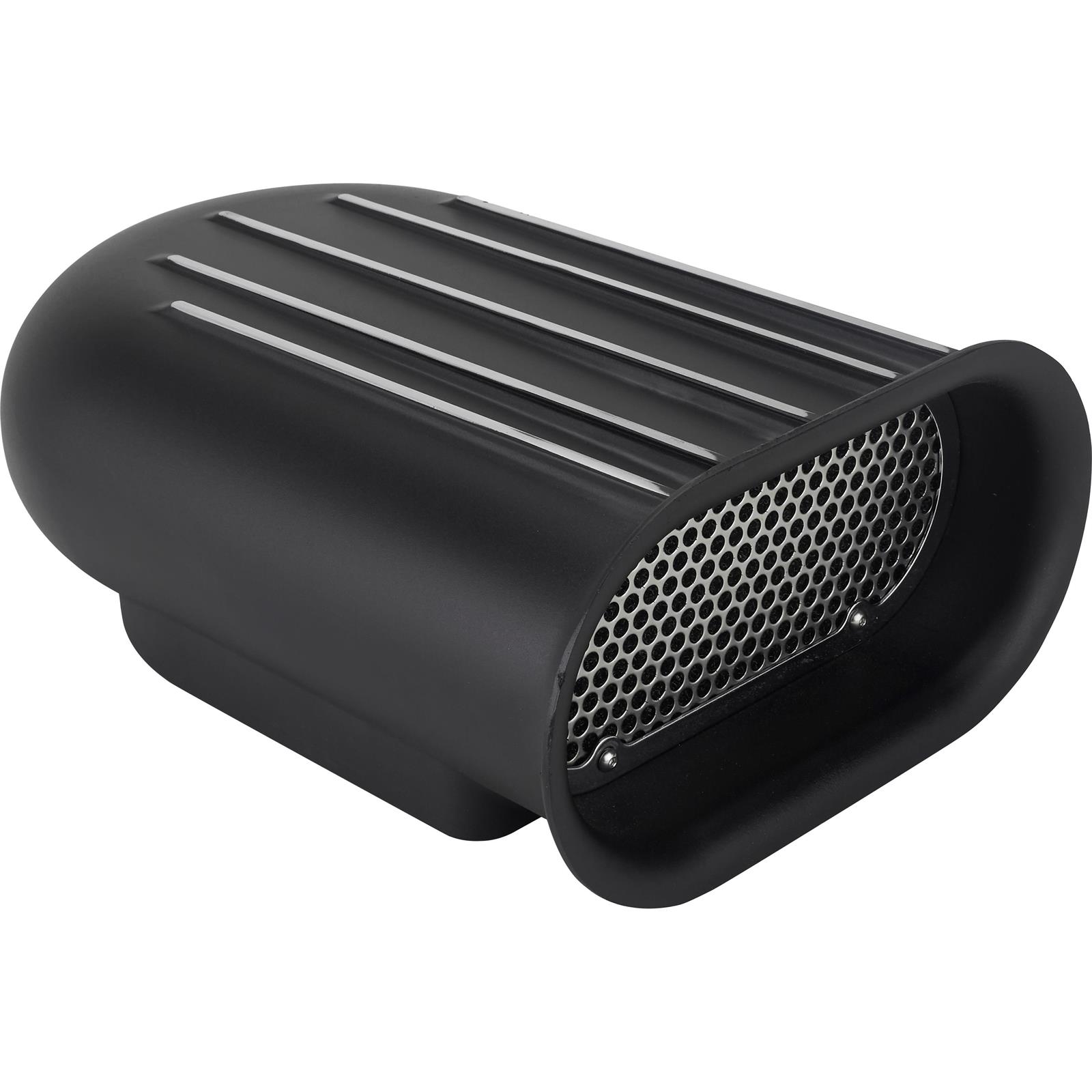 Speedway Gasser Finned Aluminum Single Quad Carburetor Air Scoops