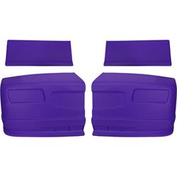 Set of 3 Molded Plastic Dominator Race Products Rocker Panel Purple