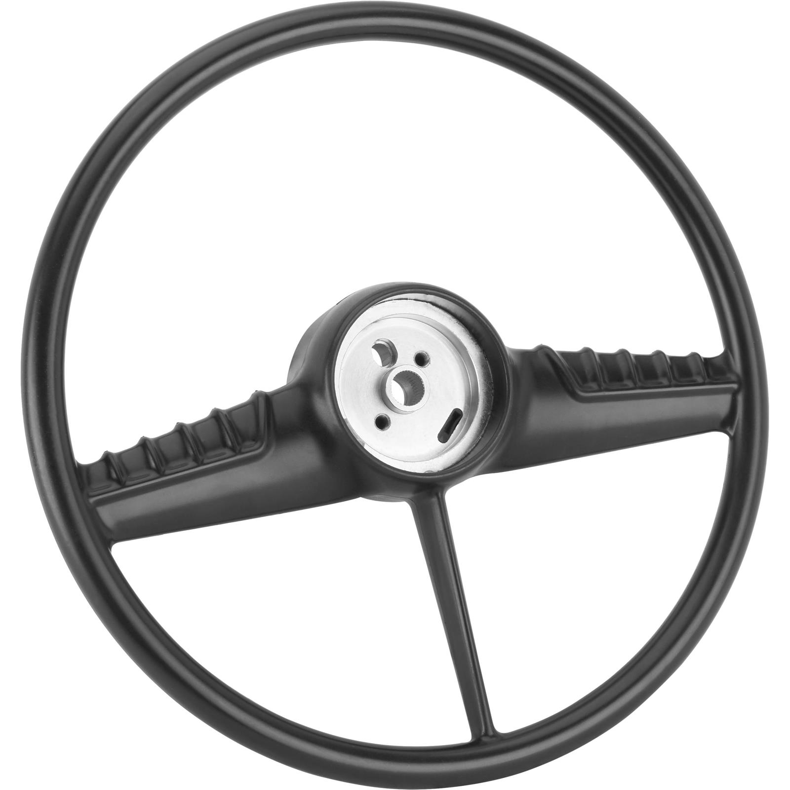 54-56 Chevy/GMC Truck 15-Inch Steering Wheel, Black