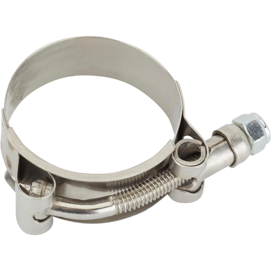 Stainless TBolt Clamp, 15/8 Inch Minimum Clamping Diameter