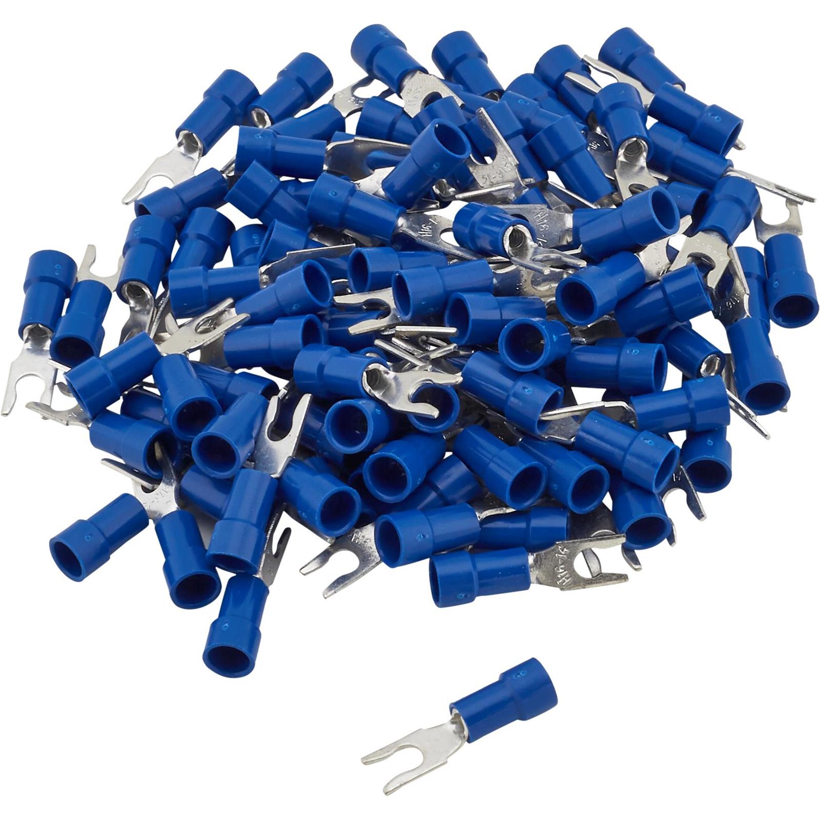 Snap Spade Style Terminals, 632 Blue, 1614 Gauge