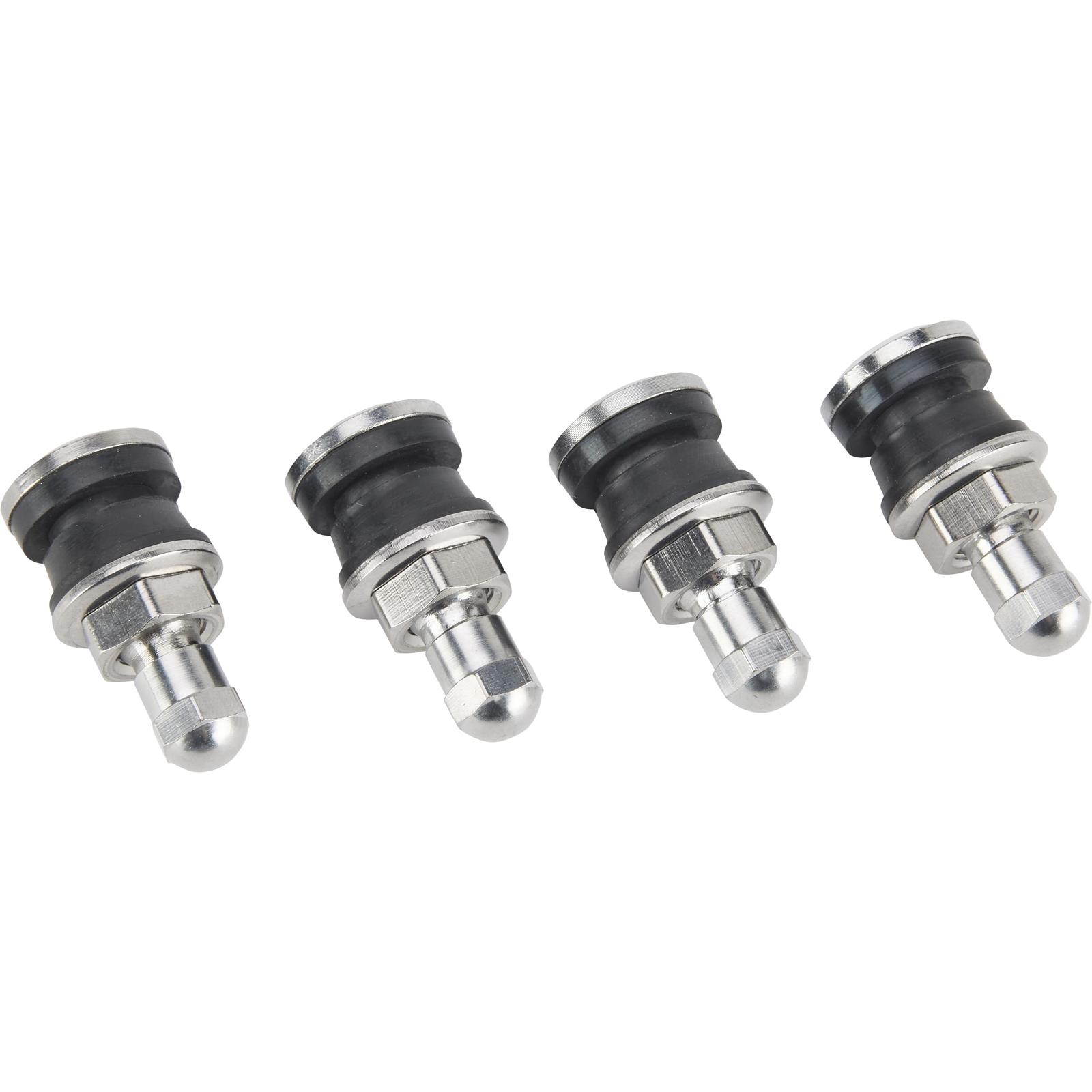 Bolt-In Replacement Tire Metal Valve Stems, Set of 4