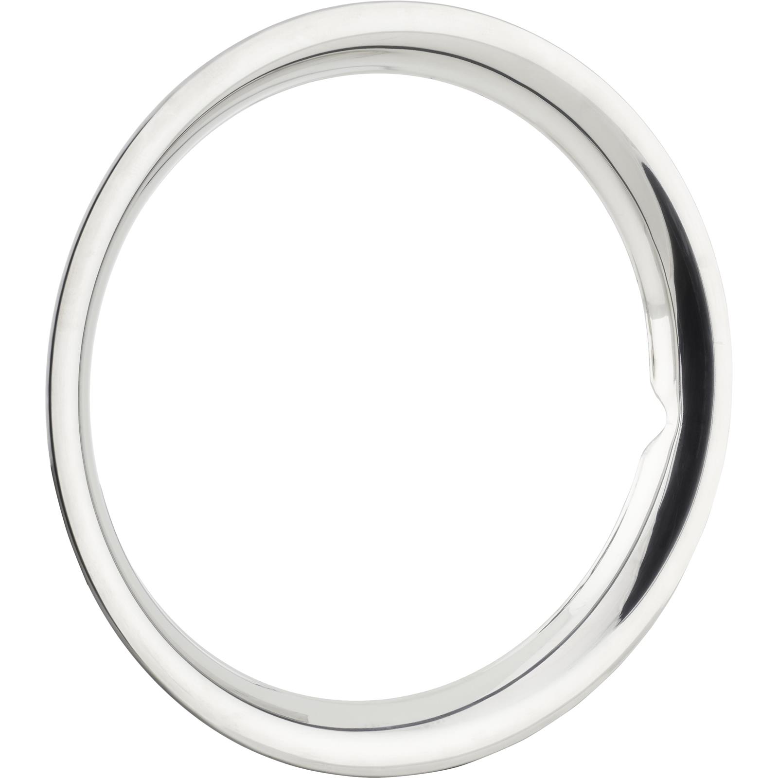Stainless Steel 15 Inch Wheel Beauty Ring, Smooth
