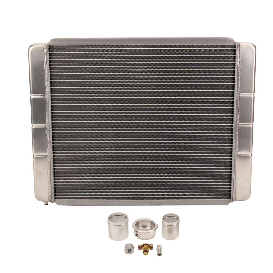 Ford Mopar Universal Racing Aluminum Radiator 2 Row Double Pass 24/" x19/" x3/"