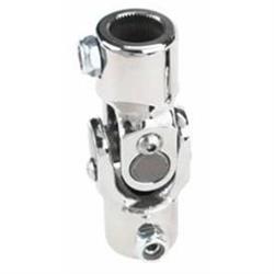Mustang II 2 Chrome U Joint 22" Polished Steering Shaft 3/4"-36 X 3/4"DD 3/4DD Mustang II 2 Chrome U Joint 22" Polished Steering Shaft 3/4"-36 X 3/4"DD 3/4DD