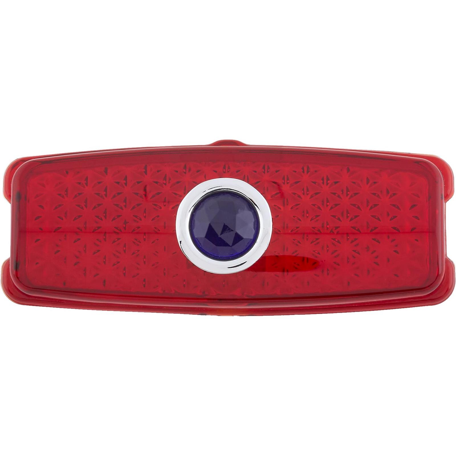 19411948 Chevy Blue Dot Tail Light Lens, Passenger Car