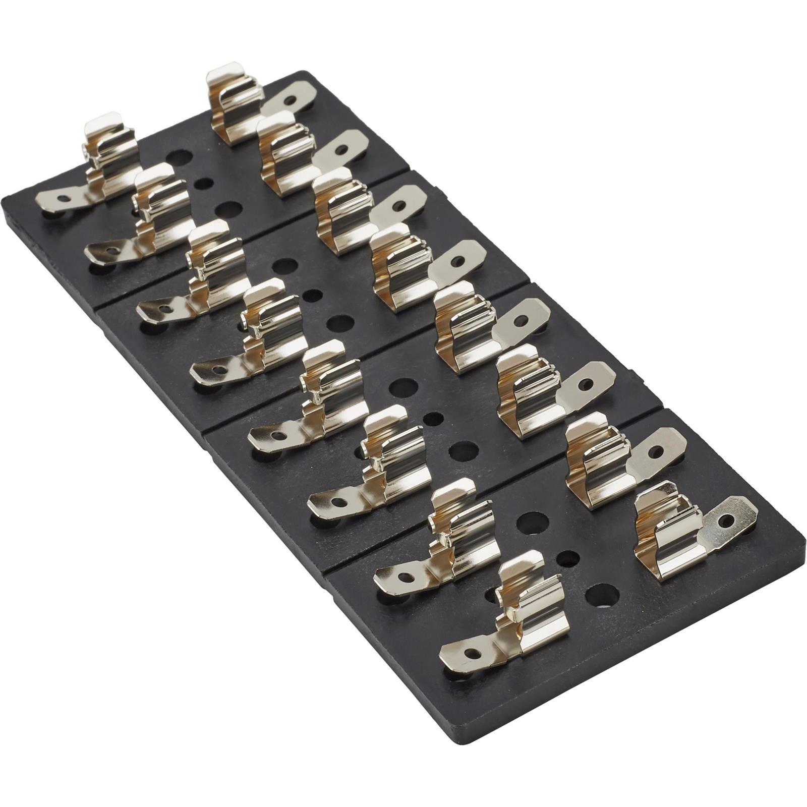 8 Fuse Holder, Glass Fuses