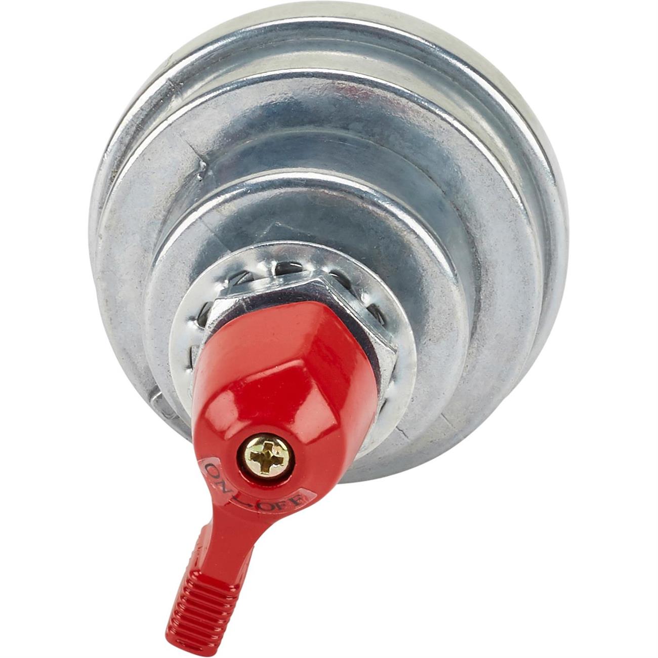 JUSTTOP 2 PCS Battery Master Disconnect Switch, Top Post Battery Cut Off Isolator Switch with