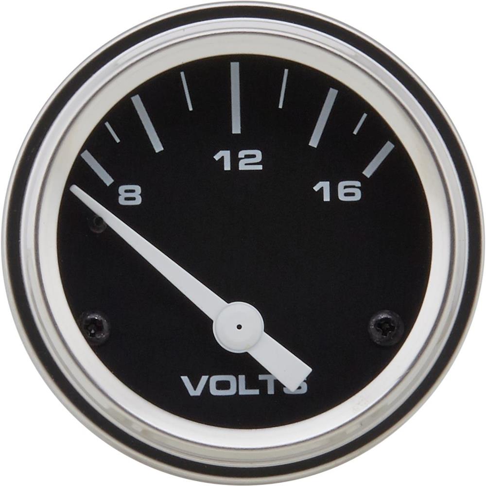 Speedway 6Gauge Set, Black Face, 33/8, Mechanical