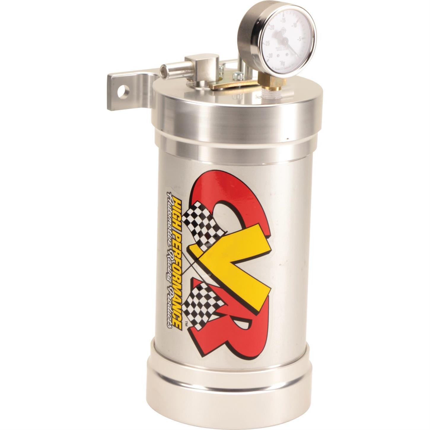 CVR VPR700 Vacuum Reservoir w/Gauge, Billet Aluminum