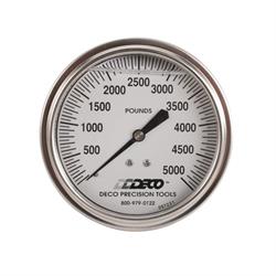 0-3000 Pounds DECO Hydraulic Coil Spring Rater
