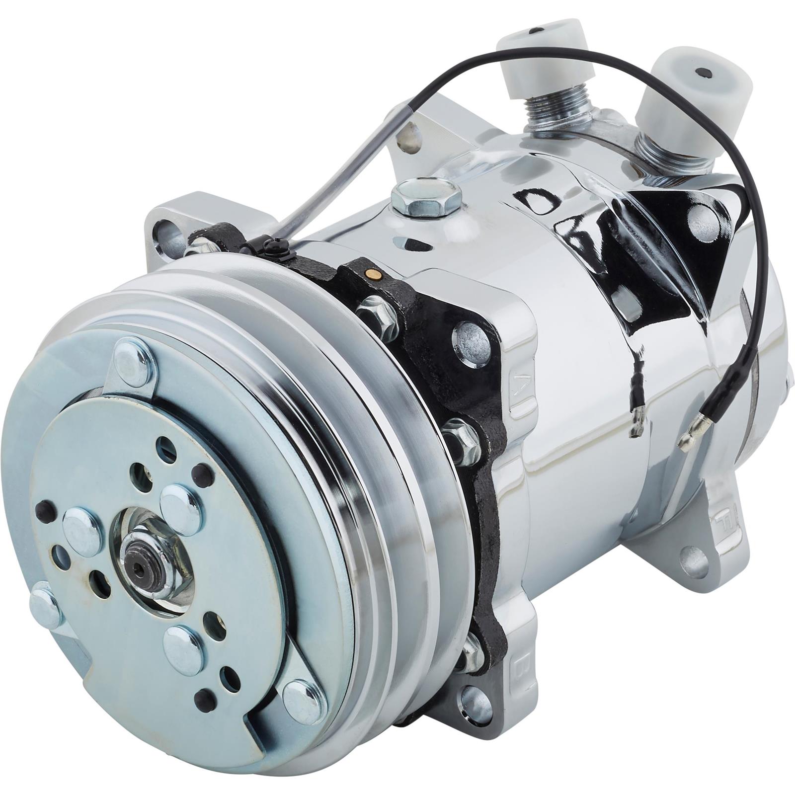 Speedway Sanden 508 Chrome A/C Compressor
