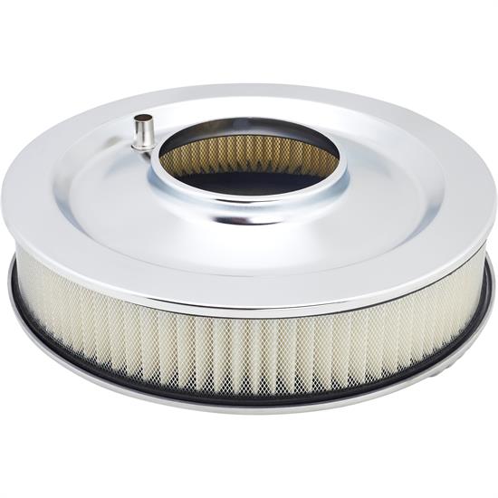 Speedway Round Double Finned Air Cleaner 14 Inch