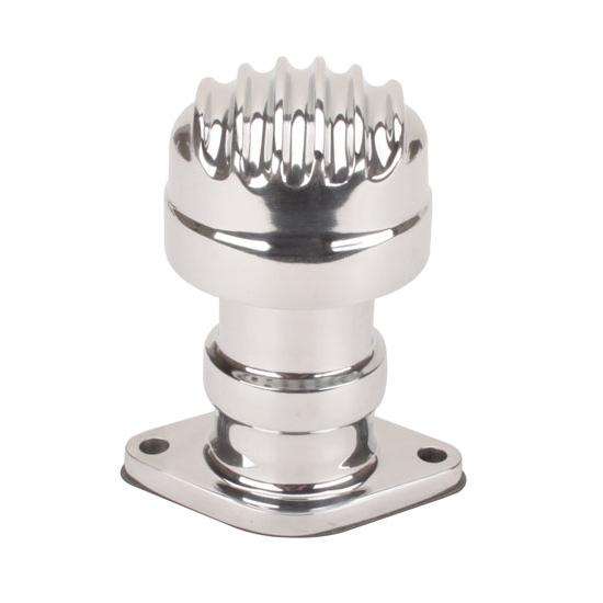 OTB 6825 Finned Flathead Rear Breather Polished