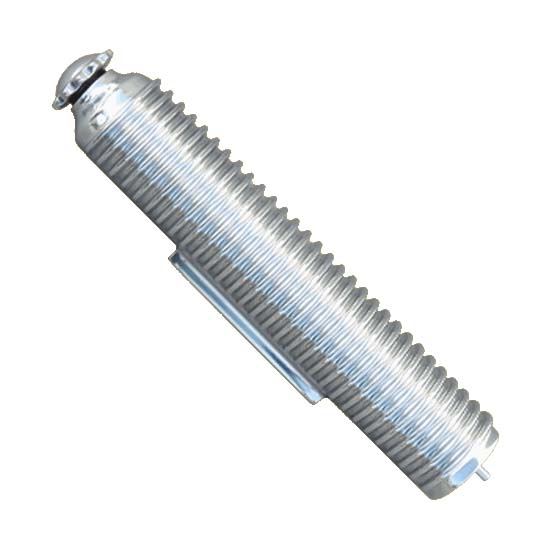 OTB Gear 6850 Finned Cast Radiator Overflow Tank,13-3/4 In, Custom Cap