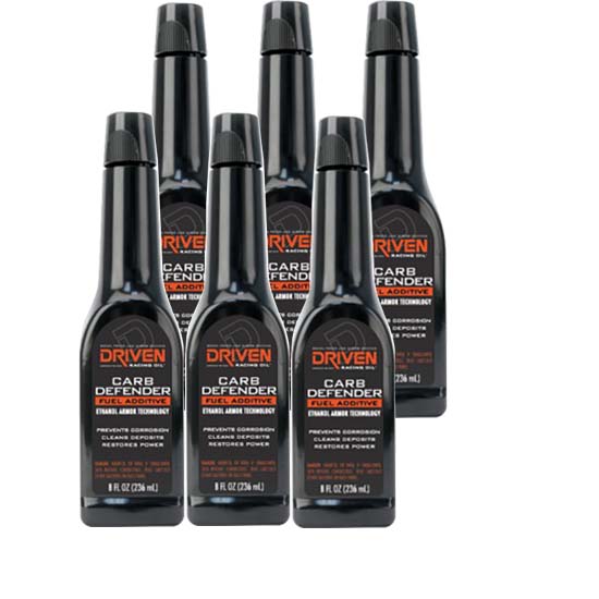 Driven Racing Oil 70041 Carb Defender Fuel Additive, 8 oz. 6 Pack