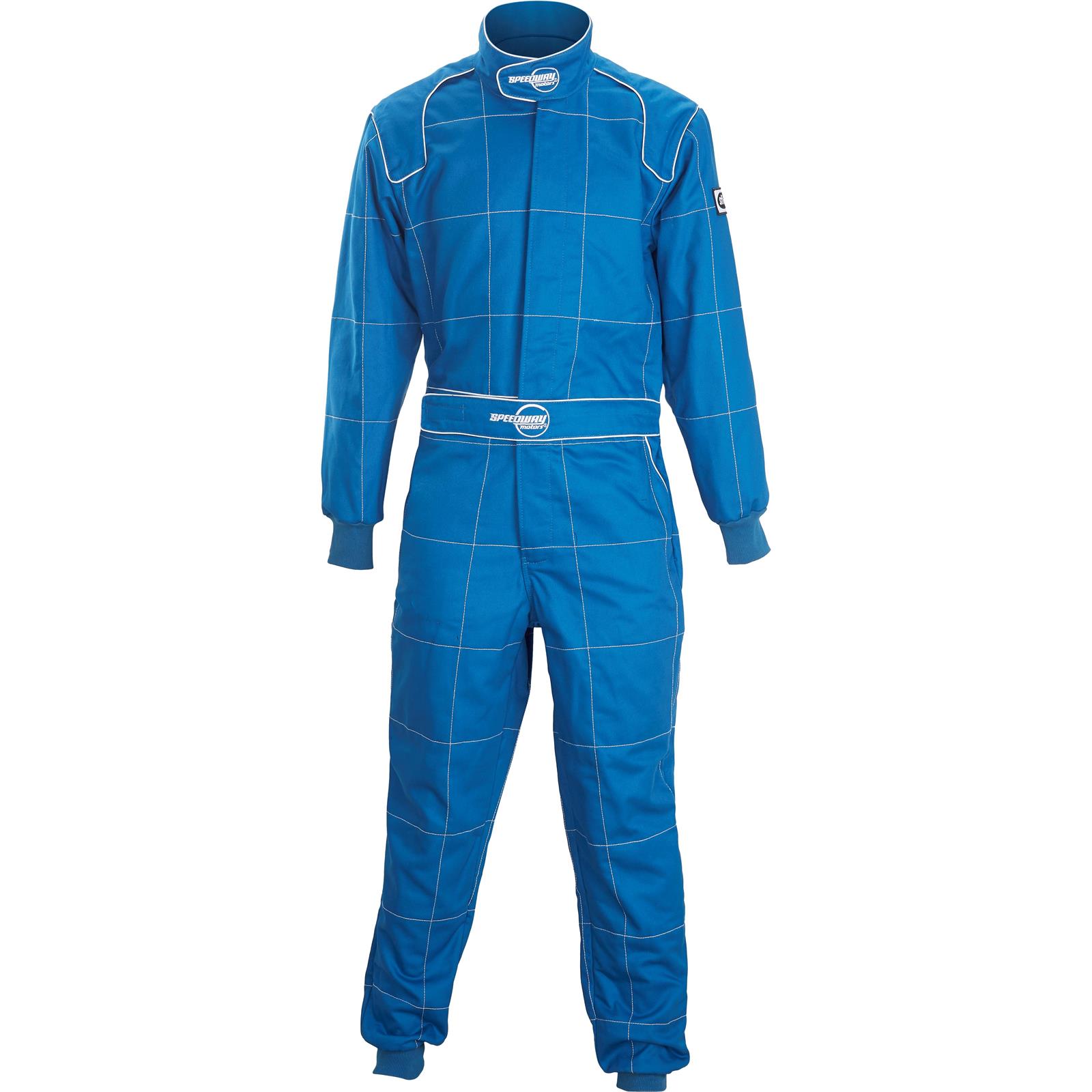 Speedway Motors SFI-1 Rated One-Piece Racing Suit - PROBAN Treated Flame Retardant Large Size